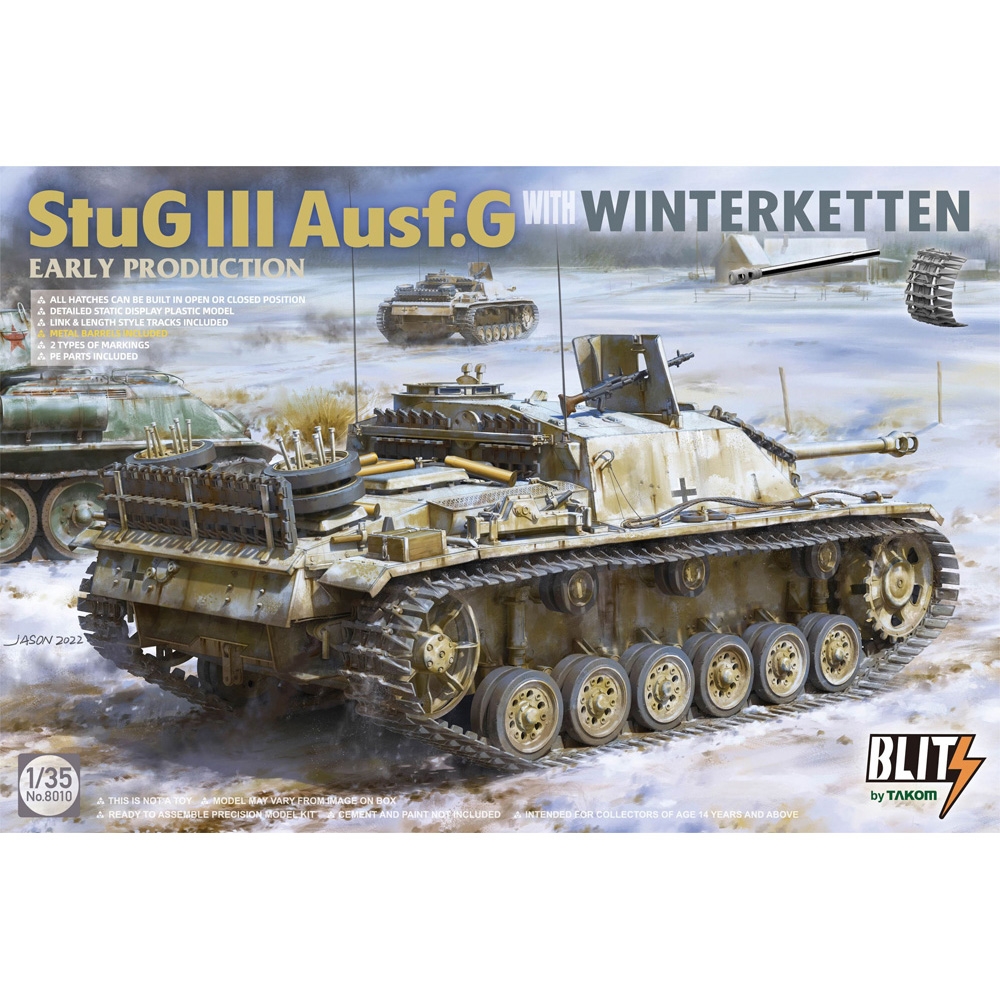 Bachmann Europe plc - StuG III Ausf G Early w/ Winterketten (snow tracks)